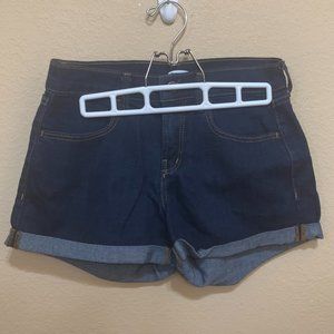 Old Navy High-Rise Dark-Wash Jean Shorts